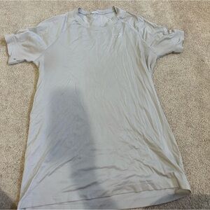 white mens gymshark tee